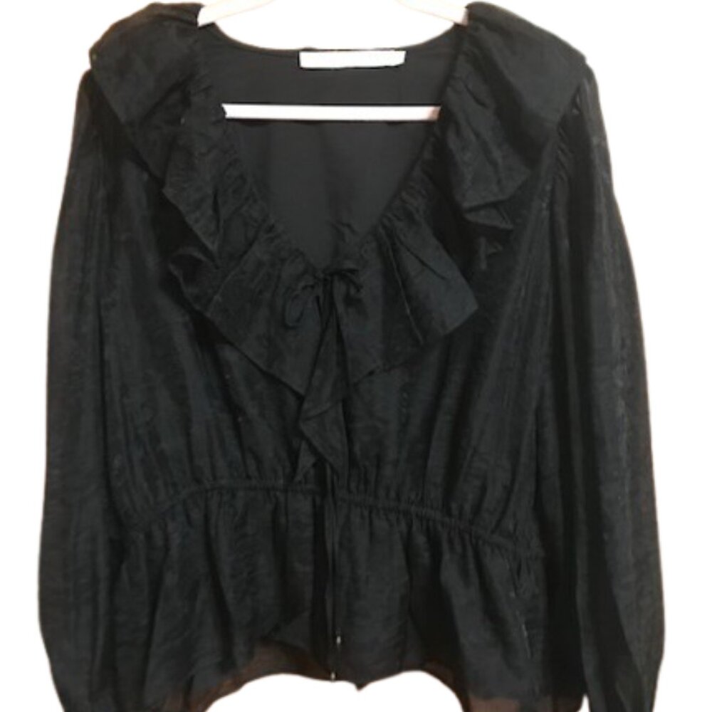Marie Oliver Merrit Ruffle Blouse